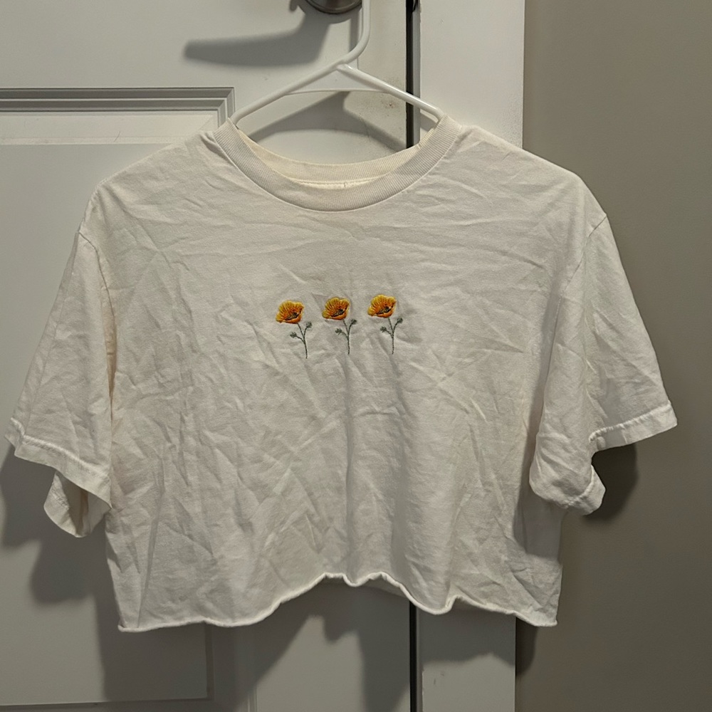J. Galt - Brandy Melville White Cropped Tank top, One size